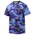 thumbnail image 1 of Rothco Colored Camo T-Shirts - Electric Blue Camo, 2X-Large, 1 of 3