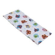 Disney Muppet Babies Preschool Toddler Nap Pad Sheet, Blue, Green, Red, Size 19 x 44"