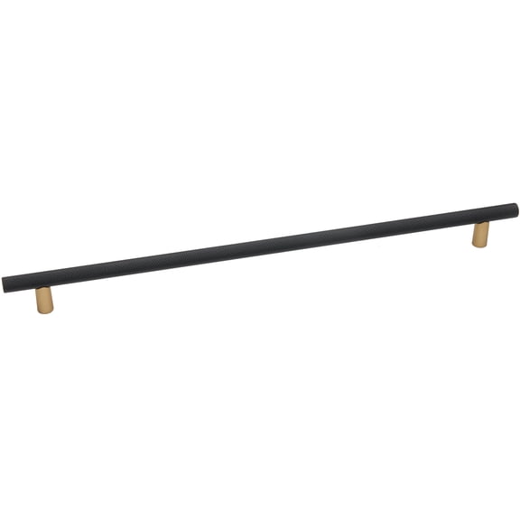 Alno D2902-24-CHP/MB Vita Bella 24" Center To Center Euro Modern Knurled Bar Appliance