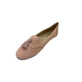 thumbnail image 3 of Victoria K Women's Weaved Texture Zipper Design Strap Buckle Ballerina Flats, 3 of 4