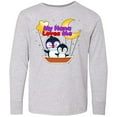 thumbnail image 3 of Inktastic My Nana Loves Me Penguin Long Sleeve Youth T-Shirt, 3 of 5