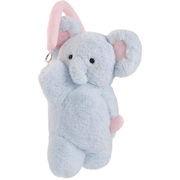 vlrwzc Car Tissue Boxes Elephant Plush Car Backseat Hanging Tissue Bag Cute Cartoon Napkin Box Holder For Auto Interior Decoration
