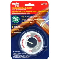 Alpha Fry 3 oz Lead-Free Plumbing Solder 0.125 in. D Silver-Bearing Alloy 1 pc
