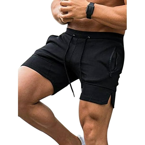 fleece shorts with zipper pockets