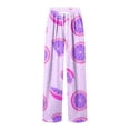 thumbnail image 3 of Pantalones largos para hombre con estampado de cintura elástica y bolsillo con cordón, pantalones largos de poliéster para hombre, 3 of 5