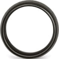 thumbnail image 2 of Titanium Black Ti Domed Lasered Pattern 10mm Band (Size 9.5) Made In United States tb408-9.5, 2 of 5