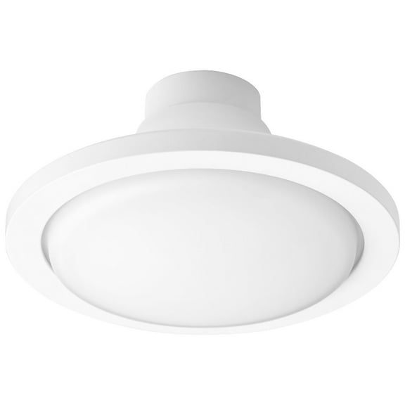 7.38 Inch 18W 1 Led Ceiling Fan Light Kit-White Finish Oxygen Lighting 3-9-109-6