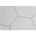 thumbnail image 5 of The Tile Life Milan Silver Hexagon Porcelain Tile Sample - 8 x 9.5 in. - Matte - 1-Piece - Floor, Wall & Backsplash, 5 of 9