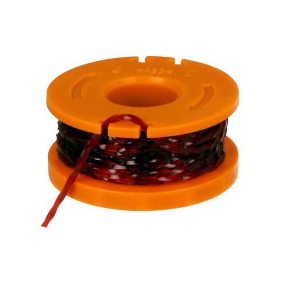 Worx WA0010 Trimmer Spool, 0.065 in Dia, 10 ft L, Plastic, Orange