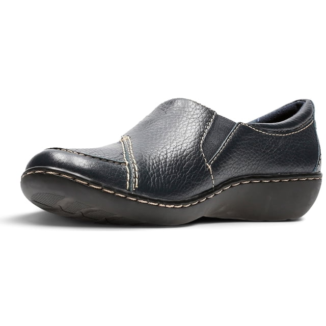 Mocasín Slip-On Ashland Lane Q para Mujer Clarks en Azul Marino Talle 7