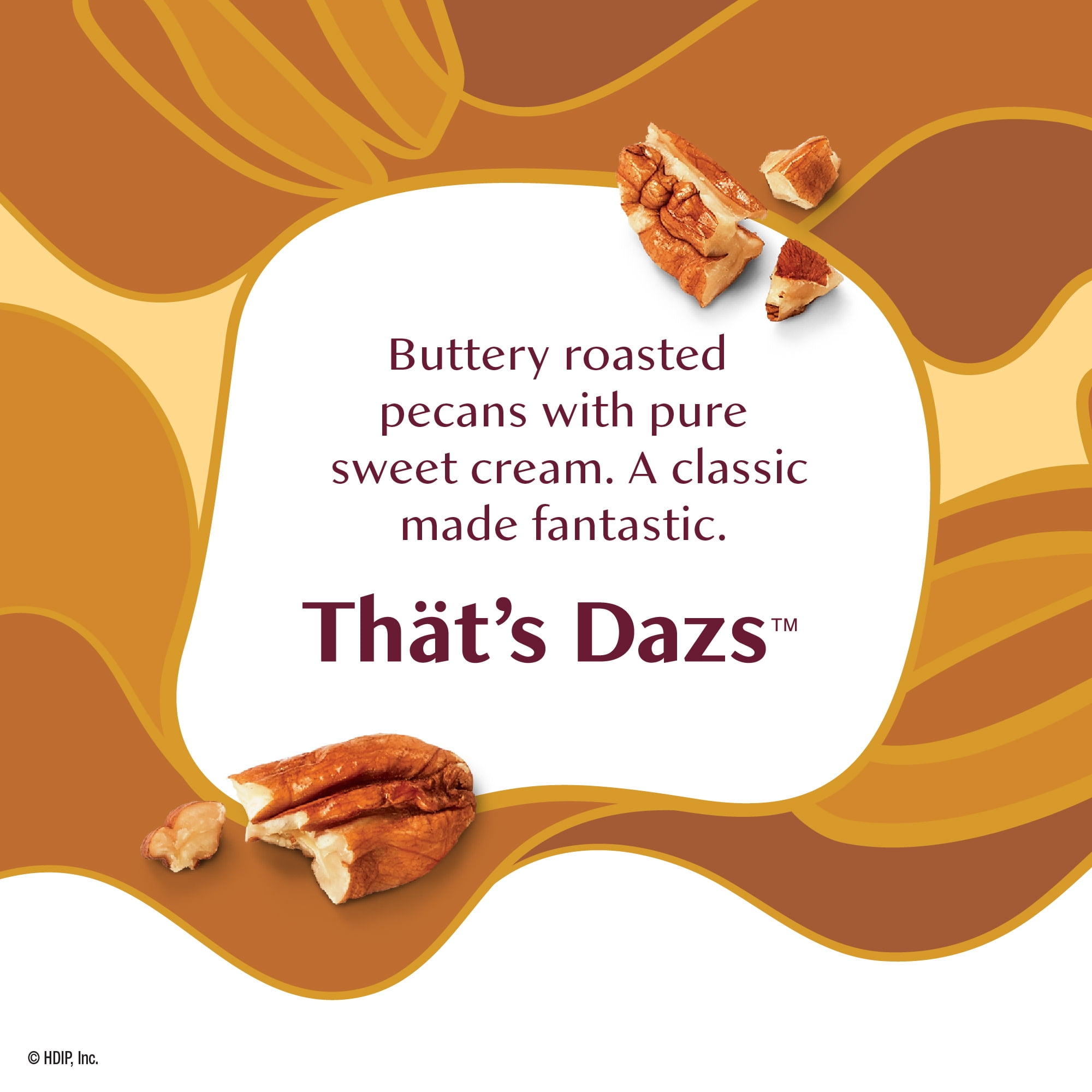 Haagen Dazs Butter Pecan Ice Cream, Gluten Free, Kosher, 14 oz