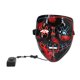 thumbnail image 1 of Máscara Luminosa Para Adultos, Máscara Luminosa De Uso Cómodo Con Parpadeo Lento Para Accesorios De Halloween Para Carnaval Festivo Cergrey LED Halloween Mask, 1 of 8
