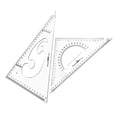 thumbnail image 5 of Triangle Ruler Square Set 30/60, 45/90 Degrees 27cm Triangle Rafter Angle Ruler 2 Pack, 5 of 5