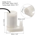 thumbnail image 2 of Unique Bargains DC 5V Vertical with USB Connector Clear Vinyl Tube Micro Submersible Water Pump, 2 of 5