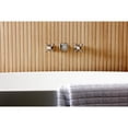 thumbnail image 3 of Kingston Brass KS5028AX  Two-Handle Wall Mount Roman Tub Faucet, Brushed Nickel, 3 of 7