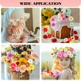 thumbnail image 2 of Pack of 200 Artificial Flowers Heads, Colourful Silk Flowers, Artificial Flower Heads, Artificial Flowers for Crafts, Small, Mini Daisy Flower Heads Daisy for DIY Crafts, Bride, Dress, Party, 2 of 6
