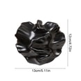 thumbnail image 3 of Resin Flower Vase Boho Style Modern Decor Centerpiece for Living Room Dining Room Office Elegant Sculpture Black, 3 of 6