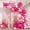 Hot Pink-gold Confetti, variant on Pink and Rose Gold Balloon Garland Arch Kit, 147Pcs Hot Pastel Pink Metallic Rose Gold Balloons with Confetti for Bridal Baby Shower Birthday Princess Wedding Mother's Day
