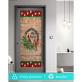 thumbnail image 6 of Christmas Cardinal Window Privacy Film Stained Glass Window Film Decorative Windows Cover Static Windows Cling for Glass Door Xmas Berry Farmhouse Wooden Grain Stickers for Bathroom 17.7"x39.3", 6 of 7