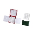 thumbnail image 4 of Paleta de acuarela vacía para principiantes profesionales con cepillo para pinceles Rojo, 4 of 9