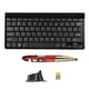 thumbnail image 1 of Juego de teclado y ratón inalámbricos yuxing KM-801 Slim Mini 2.4G negro y rojo, 1 of 5