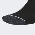 thumbnail image 4 of adidas Men's 3-Stripe High Quarter Sock (3-Pair), Black/White/Black - Onix Marl, Large, (Shoe Size 6-12), 4 of 6