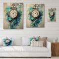 thumbnail image 4 of Designart "Clock Time In Flow II" Fashion Print on Natural Pine Wood, 4 of 5