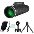 thumbnail image 1 of Telescopio Monocular 12X50 Hd Con Brújula De Visión Nocturna Clara Con Poca Luz Soporte Para Teléfono Para Observación De Aves Senderismo Camping Viajes Regalos De Navidad Kearding OD014069-00, 1 of 6
