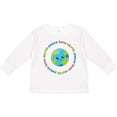 thumbnail image 3 of Inktastic Peace Love Earth Boys or Girls Long Sleeve Toddler T-Shirt, 3 of 5