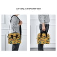 thumbnail image 5 of FORMRS Reusable Lunch Bag for Work School Leakproof Insulated Cooler with Adjustable Shoulder Strap, Yellow Sardines Pattern, 5 of 6