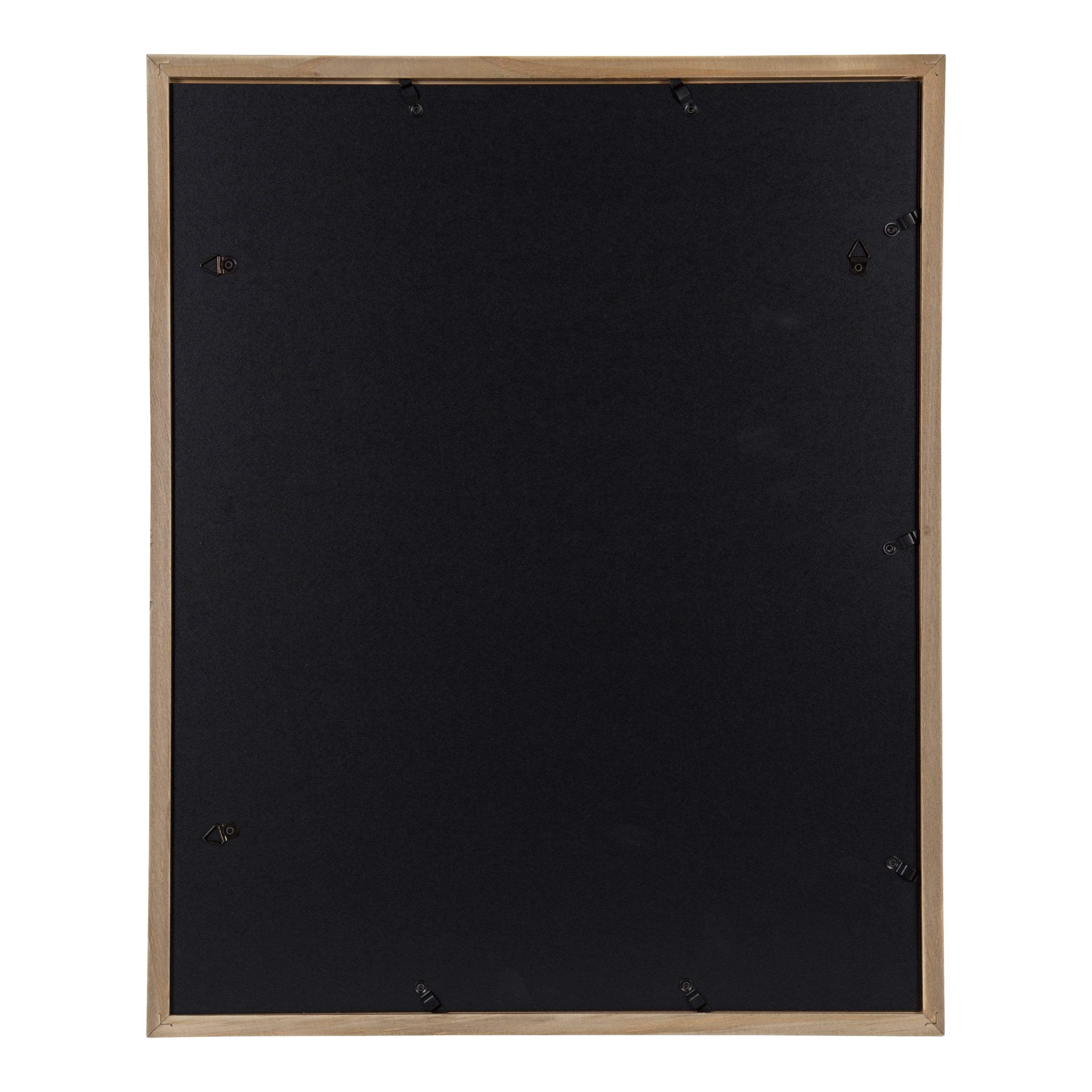 DesignOvation Gallery Wood Photo Frame Set for Customizable Wall Display, Rustic Brown 16x20 matted to 8x10, Pack of 2