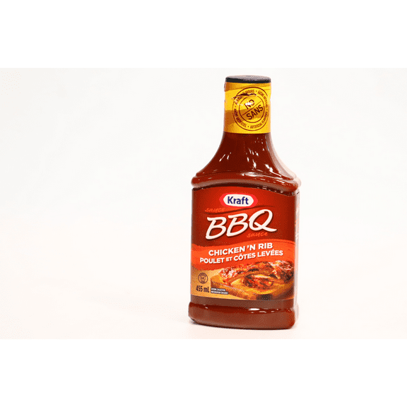 Kraft BBQ Sauce, Chicken & Rib Flavour, 455ml/15.4oz