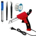 thumbnail image 2 of Xihbxyly Kit de Soldadura, Soldador Doméstico de 60 W, Dispensador Automático de Estaño, Mango Ergonómico Antideslizante, Reparación de Electrónica, Soldadura de Joyería, Proyectos de Bricolaje para, 2 of 6