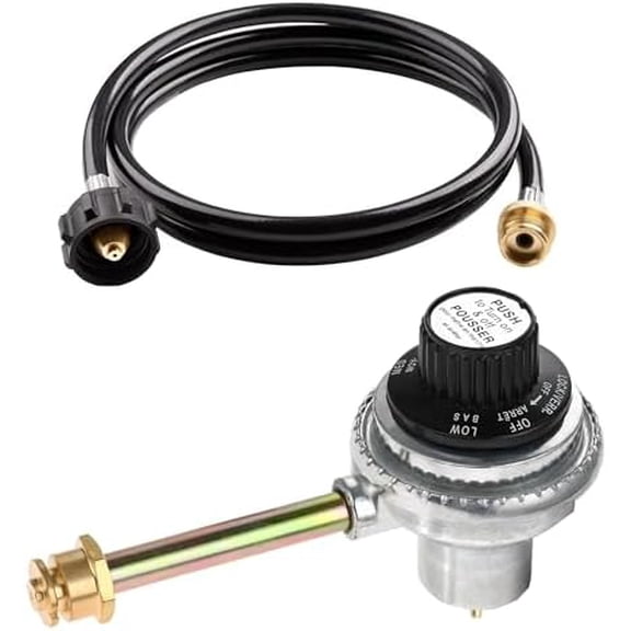 29102349 Regulator Control Valve with Propane Hose Adapter 6FT Fits Convert Char-Broil Grill2Go X200 Portable TRU-Infrared Liquid Propane Gas Grill 1lb to 20 lb$$Garden & Patio