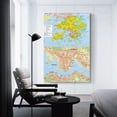 thumbnail image 3 of HongKong Map Posters Poster Cool Artworks Painting Wall Art Canvas Prints Hanging Picture Home Decor Posters Gift 20x30inch(50x75cm), 3 of 6