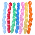 thumbnail image 3 of Globo de látex de 100 piezas, giratorios, manidades para bricoje, decoración de UNA Colcomx Globos espirales de látex, 3 of 8