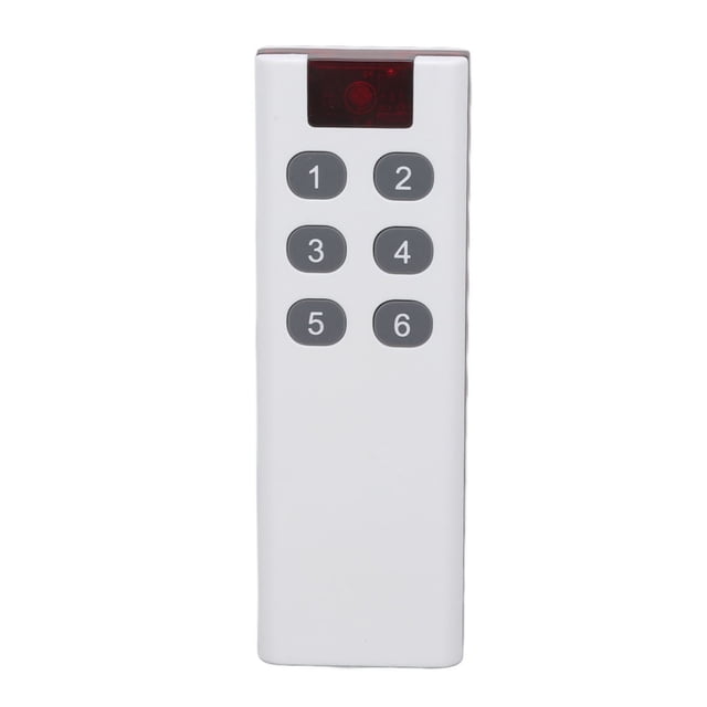 Transmisor de control remoto Digital de código de aprendizaje inalámbrico Universal de 433MHZ Control remoto de alta potencia de 1000m 6 teclas