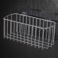 thumbnail image 2 of Estante de ducha rectangular autoadhesivo transparente de acero inoxidable Sus304 sin perforaciones para baño, 2 of 2