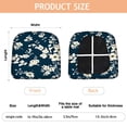 thumbnail image 3 of Pioneer Flower Floral Print Pattern Seat Covers for Dining Room Chairs Set Of 4,Stretch Printed Washable Chair Seat Cover with Elastic Ties and Button,Removable Waterproof Couch Cushion Covers, 3 of 6