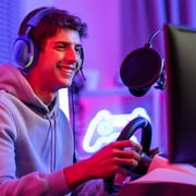 Gaming Headset for PC, PS5, Xbox Series X/S, Xbox One, Switch, MAC, Xbox Headset with Noise Canceling Microphone, Wired Over-Ear Gaming Headphones with RGB Light,Bass Surround-Tronsmart Sounfii G10