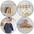 thumbnail image 4 of Shisuyan 1PC Kids Rattan Hanger with Double Hooks Children Clothes Prop, 4 of 8