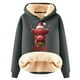 thumbnail image 1 of WILLBEST Sudadera con Capucha para Mujer, Estampado Navideño de Vaca, Cálida XXX-Grande, 1 of 4