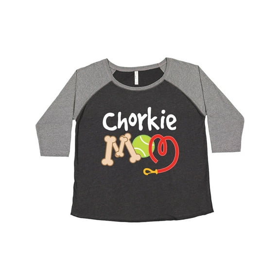Inktastic Chorkie Mom Chihuahua Yorkie Women's Plus Size T-Shirt