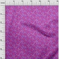 thumbnail image 3 of oneOone Velvet Magenta Fabric Abstracts Sewing Material Print Fabric By The Yard 58 Inch Wide, 3 of 5
