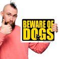 thumbnail image 3 of SIGNOGRAFX BEWARE OF DOGS, 10” x 14”, Metal Sign, Full Color Digital Printing, Easy to Install Indoor/Outdoor., 3 of 8
