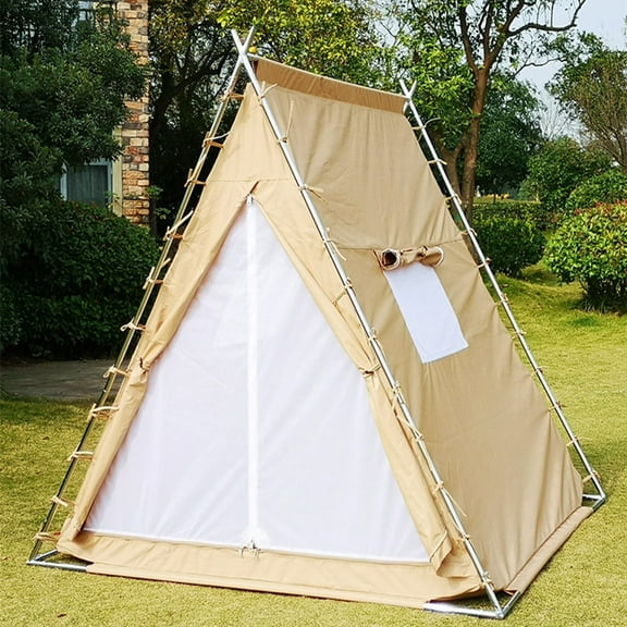 Latourreg Outdoor 3 Season Indian Pyramid Camping Triangle Tent Scout Tent Of Mini House Tent For 2 Person