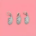 thumbnail image 6 of EOEMY 925 Sterling Silver Feather Charm Pendant A2936-1 Piece, 6 of 6