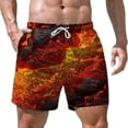 thumbnail image 2 of Colorful Flame Pattern Shorts Pants Men 3D Printed Board Shorts Summer Hawaiian Swimsuit Cool Surfing Swim Trunks Short Pant, 2 of 5