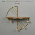 thumbnail image 3 of Wall Hanging Rack, Space Saving Wall Mounted Display Rack Versatile Practical Durable Iron Art Stylish  for Home, 3 of 8