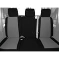 thumbnail image 2 of CalTrend Rear 60/40 Split Back & Solid Cushion NeoPrene Seat Covers for 2013-2014 Dodge Avenger - DG346-08PP Light Grey Insert with Black Trim, 2 of 3
